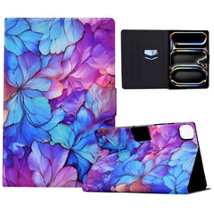 For iPad Pro 11 (2024) Case Pattern Leather Tablet Protective Cover Auto Sleep / Wake