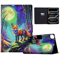 For iPad Pro 11 (2024) Case Pattern Leather Tablet Protective Cover Auto Sleep / Wake