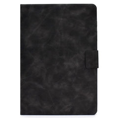 For iPad Pro 11 (2024) Case Cowhide Texture Leather Tablet Cover Multi-Angle Viewing