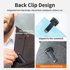 L01 Mini Pocket Camera Portable HD 1080P Camera Law Enforcement Recorder Sports DV Camera with Back Clip - TechGearPal