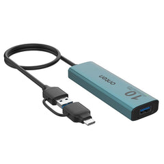 ONTEN UCA613+ USB-A / USB-C to 3 x USB3.2 + USB-C Charging Port + SD / TF Card Reader Hub - TechGearPal