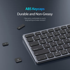 Wireless Keyboard  Wireless Keyboard DUX DUCIS LK Series Mute Keyboard for Laptops/Tablets/Phone - TechGearPal