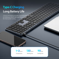 Wireless Keyboard  Wireless Keyboard DUX DUCIS LK Series Mute Keyboard for Laptops/Tablets/Phone - TechGearPal