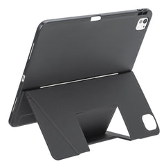 HY-12B Leather Case For iPad Air 13 (2025) / (2024) / Pro 12.9 (2022) / (2021) / (2020) / (2018) Detachable Keyboard with Floating Stand