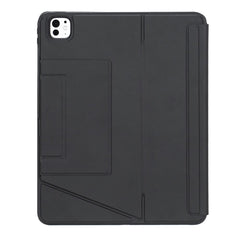 HY-12B Leather Case For iPad Air 13 (2025) / (2024) / Pro 12.9 (2022) / (2021) / (2020) / (2018) Detachable Keyboard with Floating Stand