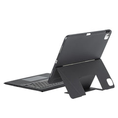 HY-12B Leather Case For iPad Air 13 (2025) / (2024) / Pro 12.9 (2022) / (2021) / (2020) / (2018) Detachable Keyboard with Floating Stand