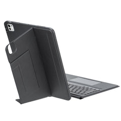 HY-12B Leather Case For iPad Air 13 (2025) / (2024) / Pro 12.9 (2022) / (2021) / (2020) / (2018) Detachable Keyboard with Floating Stand