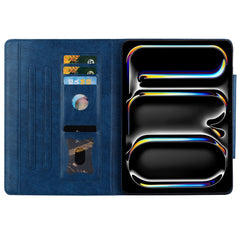 For iPad Air 13 (2025) / (2024) / Pro 12.9 (2018) / (2020) / (2021) / (2022) Case Card Slots Business Leather Tablet Cover