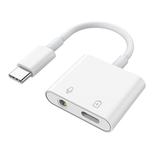 MH-CM33S USB-C to 3.5mm Headphone Audio Adapter Type-C Jack AUX Dongle Converter - TechGearPal