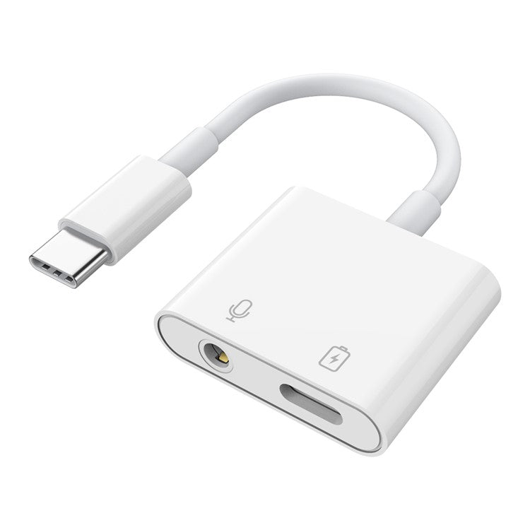MH-CM33S USB-C to 3.5mm Headphone Audio Adapter Type-C Jack AUX Dongle Converter - TechGearPal