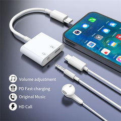 MH-CM33S USB-C to 3.5mm Headphone Audio Adapter Type-C Jack AUX Dongle Converter - TechGearPal