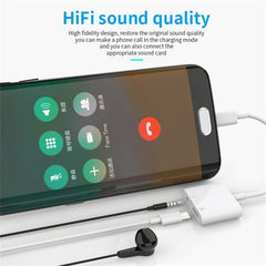 MH-CM33S USB-C to 3.5mm Headphone Audio Adapter Type-C Jack AUX Dongle Converter - TechGearPal