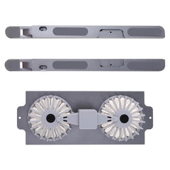 P11F Portable Folding Laptops Stand Aluminum Alloy Adjustable Desktop Tablets Holder with 2 Cooling Fan for Tablets, Notebooks - TechGearPal