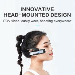 4K 30FPS Head-Mounted Video Camera WiFi Wearable Motorcycle Bike Video Recorder Camera with Microphone - TechGearPal