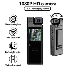 L9WiFi Outdoor Sports Conference Video Recording Camera WiFi HD Night Vision Camera - TechGearPal