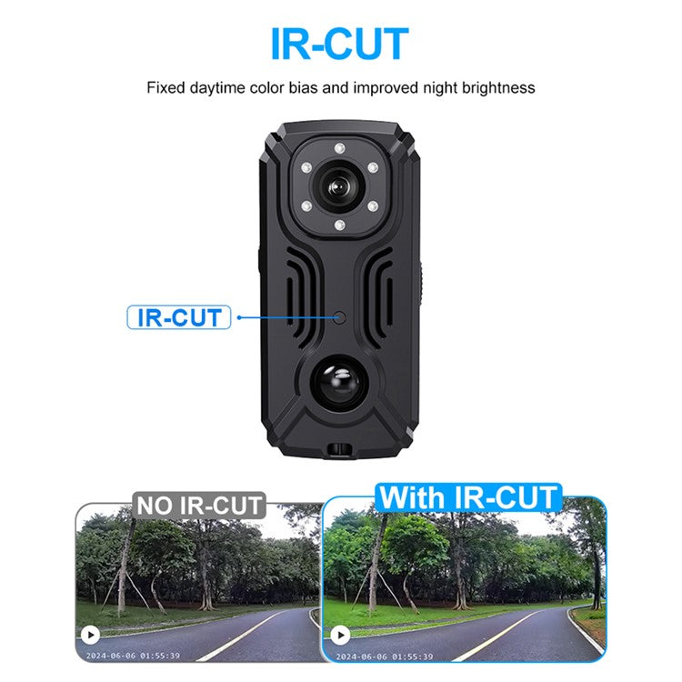 MD37 Video Recorder 2K Cycling Sports Camera with IR-CUT AP Hotspot - TechGearPal