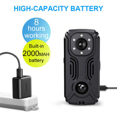 MD37 Video Recorder 2K Cycling Sports Camera with IR-CUT AP Hotspot - TechGearPal