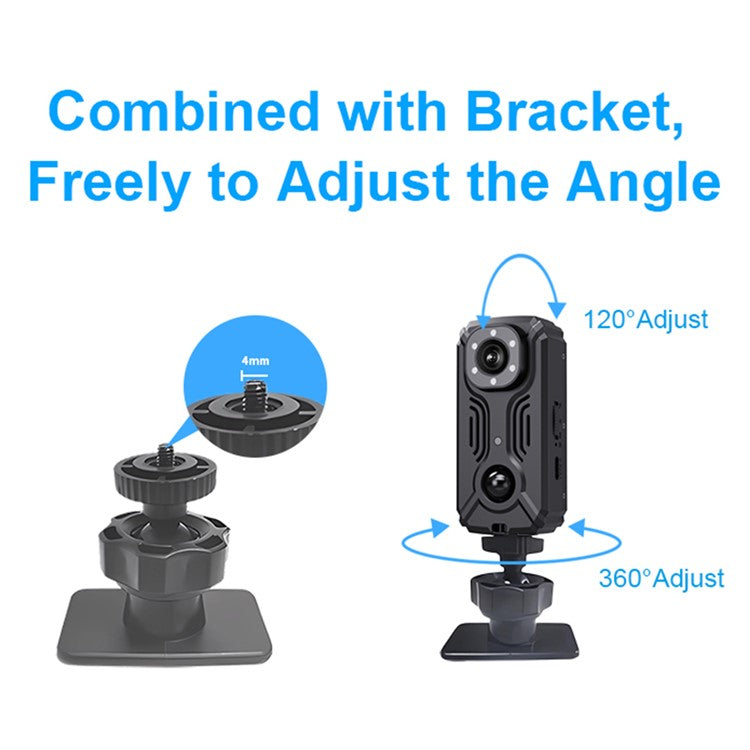 MD37 Video Recorder 2K Cycling Sports Camera with IR-CUT AP Hotspot - TechGearPal