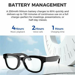 M01 Smart Bluetooth-Compatible Audio Sunglasses Call / Music Voice Assistant Real-Time Translation Glasses - TechGearPal