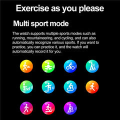 TK16 2.04-inch AMOLED Screen Smart Watch Micro-Physical Examination ECG Heart Rate Monitor Sport Watch, Steel Strap - TechGearPal