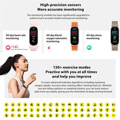 XIAOMI Smart Band 9 M2345B1 Standard Version Sport Bracelet Health Monitor 1.62-inch AMOLED Screen TPU Strap Smart Wristband - TechGearPal