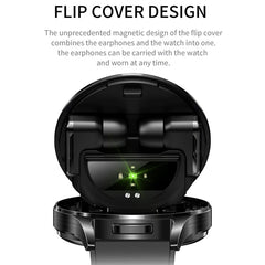 T97 2 in 1 Smart Watch with Wireless Earbuds Bluetooth-Compatible Call Health Monitoring Sports Waterproof Watch - TechGearPal