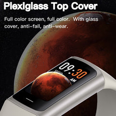 C68L 0.96" Smart Watch with Heart Rate, Temperature Monitoring Message Push Pedometer Sports Bracelet - TechGearPal