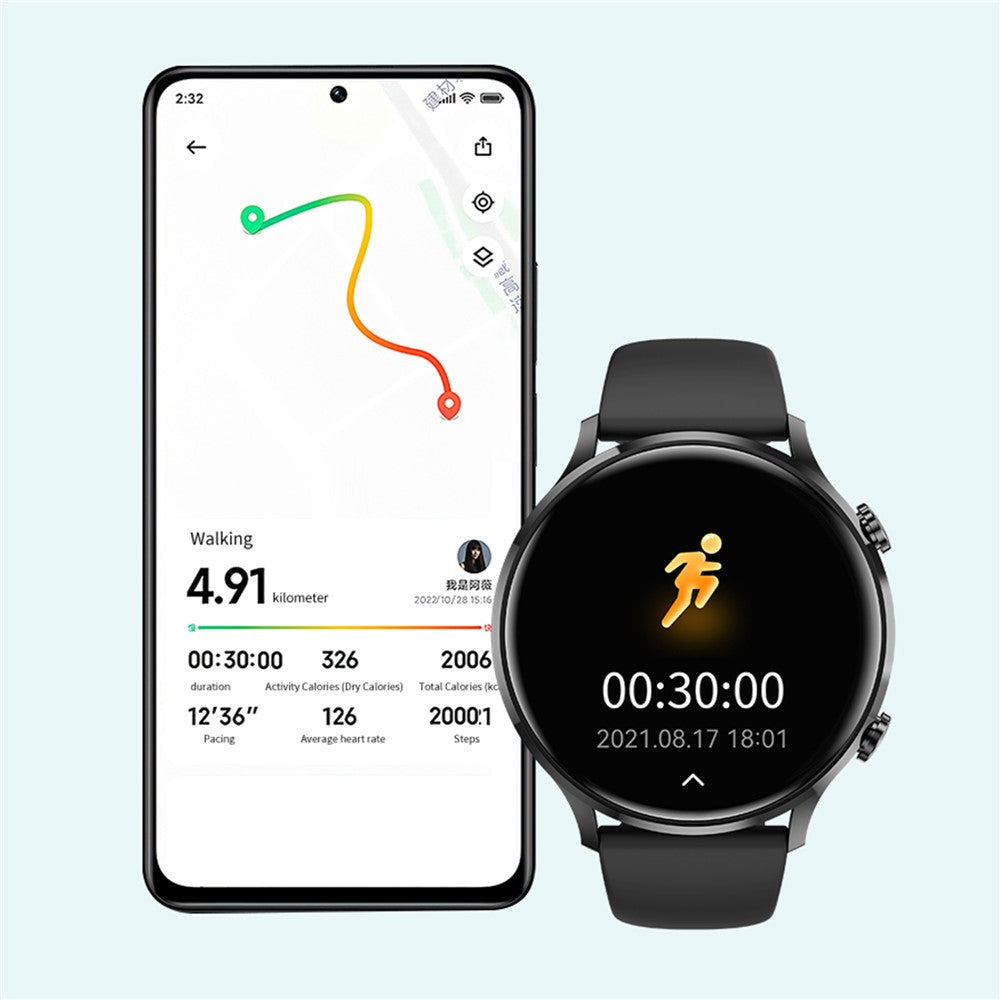MX40 1.39 inch Bluetooth-compatible Smart Watch Female Menstrual Cycle Health Monitoring Sport Bracelet - TechGearPal