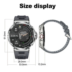 V69 1.85-inch HD Screen Smart Watch IP68 Waterproof Multi-Sports Fitness Watch with Heart Rate Monitoring - TechGearPal