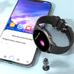 KT60 1.39-inch Fitness Tracker Bluetooth-compatible Call Voice Assistant Waterproof Smart Bracelet - TechGearPal