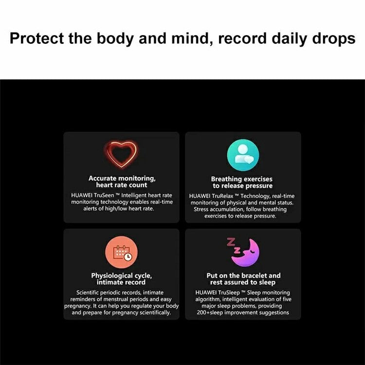 HUAWEI B7 2-in-1 Bluetooth-compatible Earphone AMOLED Screen Smart Wristband Pedometer Sports Bracelet - TechGearPal