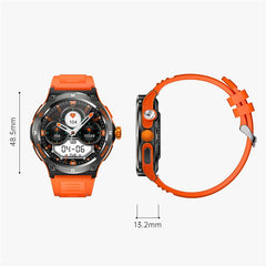 KT76 3ATM Waterproof Health Monitor 1.53-inch Bluetooth-compatible Smart Watch with Flashlight - TechGearPal