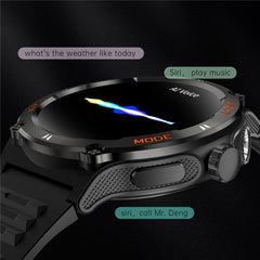 KT76 3ATM Waterproof Health Monitor 1.53-inch Bluetooth-compatible Smart Watch with Flashlight - TechGearPal