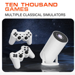 M300 MAX RK3326 2 Game Consoles Android 10 Portable 3D Game Projector 4K Smart Home Theater