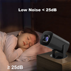 P30 Mini Projector Android 11 WiFi 6 4K 1080P Bluetooth-Compatible 5.0 Home Cinema Projector