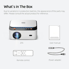 AUN Z5S Portable Full HD Home Cinema 1080P Android Video Projector 4K Movie Decode 3D Mini Smart Theater