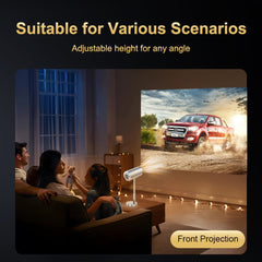 TS-3 1+8G Hidden Retractable Bracket 4K HD Video Smart Projector WiFi Bluetooth-compatible Home Theater Device