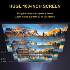 TS-6 1+8G Hidden Retractable Bracket HD Video Mini Projector WiFi Home Theater Projecting Device