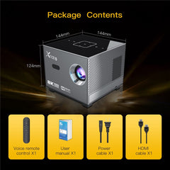 X3 Mini Projector WiFi Bluetooth-compatible Portable Home Theater Video Projector