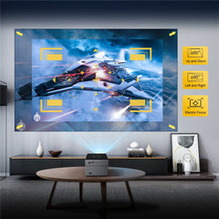 X3 Mini Projector WiFi Bluetooth-compatible Portable Home Theater Video Projector