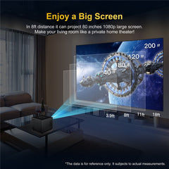X3 Mini Projector WiFi Bluetooth-compatible Portable Home Theater Video Projector