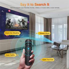 HM103-A Dual-Band Bluetooth-compatible 5.0 1080P Auto Focus Projector with 270-Degree Adjustable