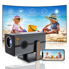 HM103-A Dual-Band Bluetooth-compatible 5.0 1080P Auto Focus Projector with 270-Degree Adjustable