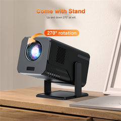 HM103-B Dual-Band Bluetooth-compatible 5.0 1080P Auto Focus Projector with 270-Degree Adjustable
