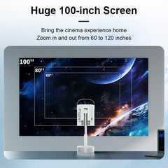 TS-9pro 1080P Projector with Hidden Bracket Auto Focus Keystone Correction Home Theater 1+8G