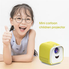 L1 Mini Projector for Kids Portable LED Projector with Built-In Speaker Home Entertainment Device