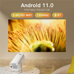 S40 Ultra Portable Projector Android Gaming Projector LED 1024x600P 120 ANSI Lumens 30-100 Inch Scree - TechGearPal