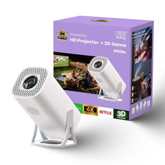 S40 Ultra Portable Projector Android Gaming Projector LED 1024x600P 120 ANSI Lumens 30-100 Inch Scree - TechGearPal