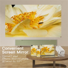 S40 Ultra Portable Projector Android Gaming Projector LED 1024x600P 120 ANSI Lumens 30-100 Inch Scree - TechGearPal