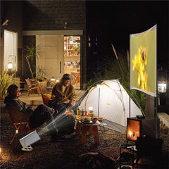 S40 Ultra Portable Projector Android Gaming Projector LED 1024x600P 120 ANSI Lumens 30-100 Inch Scree - TechGearPal